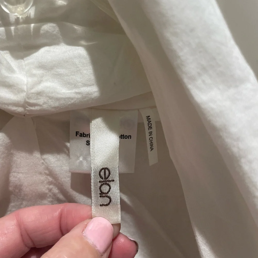 Elan white wrap dress - Picture 7 of 10